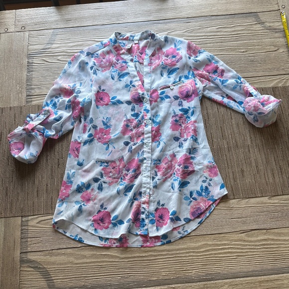 Kut from the Kloth Button up blouse size xsm - Picture 1 of 6